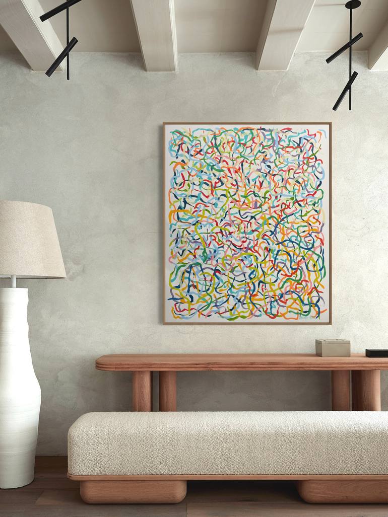 Original Abstract Painting by George Hall