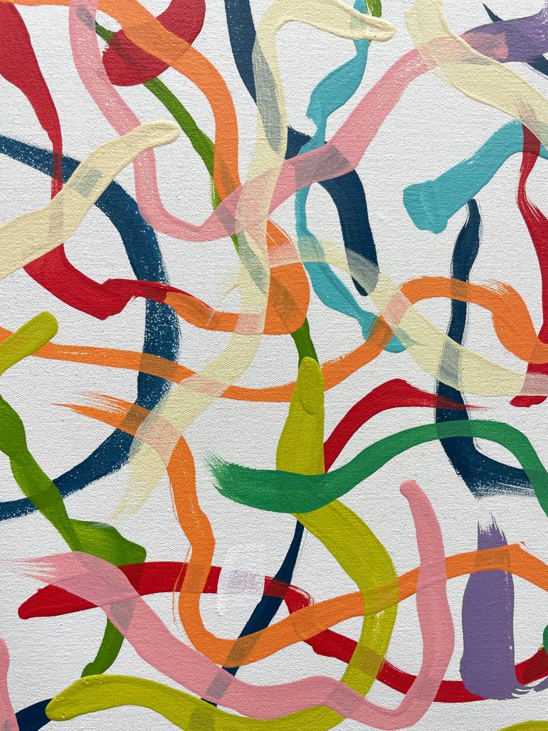 Original Abstract Painting by George Hall