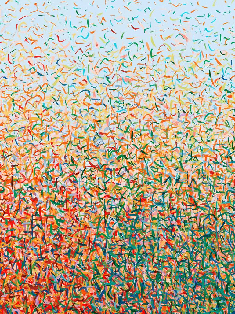 Original Abstract Painting by George Hall