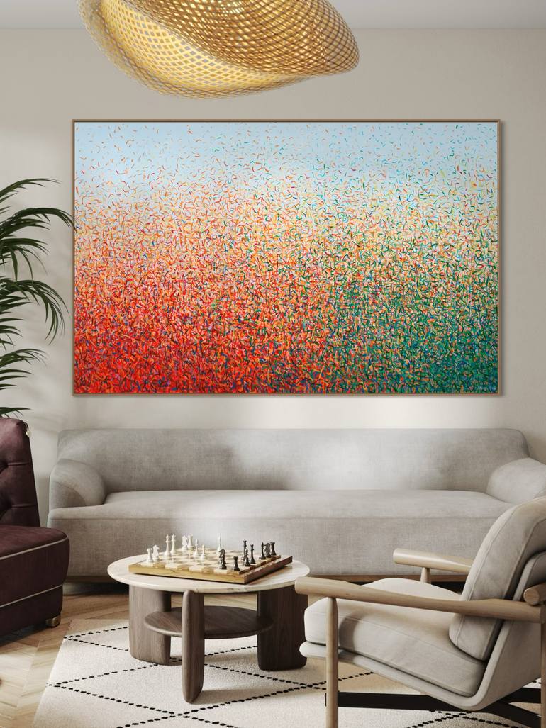 Original Abstract Painting by George Hall