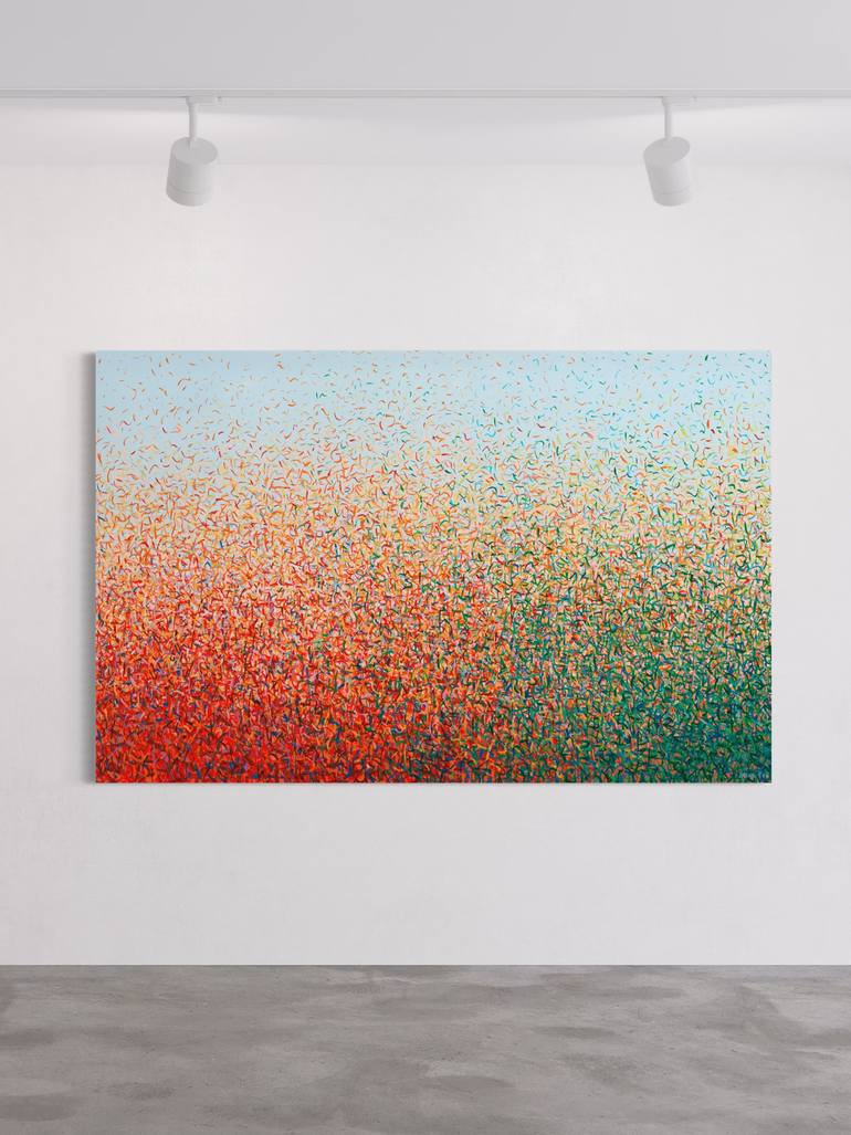 Original Abstract Painting by George Hall