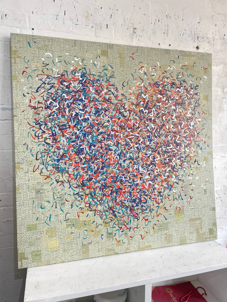 Original Abstract Mixed Media by George Hall