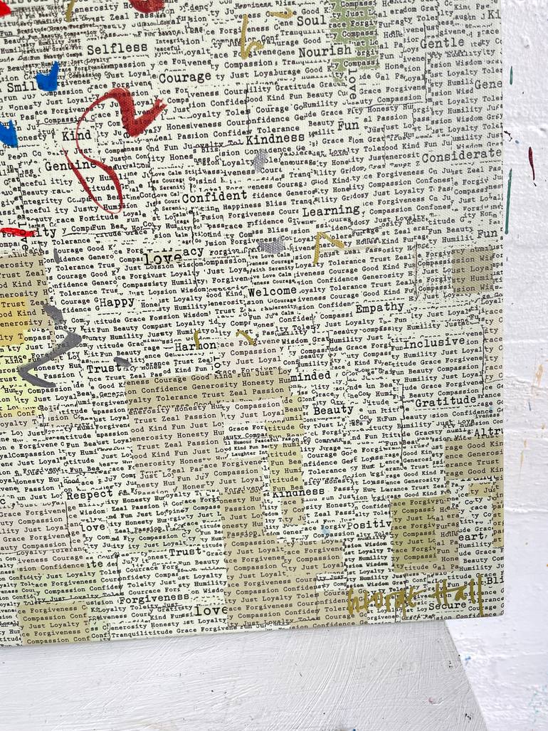 Original Abstract Mixed Media by George Hall