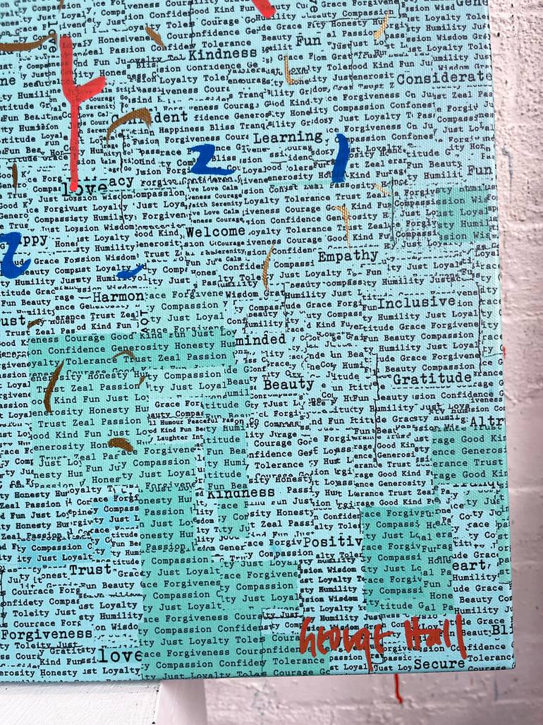 Original Abstract Mixed Media by George Hall