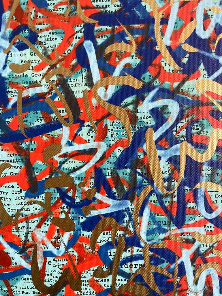 Original Abstract Mixed Media by George Hall