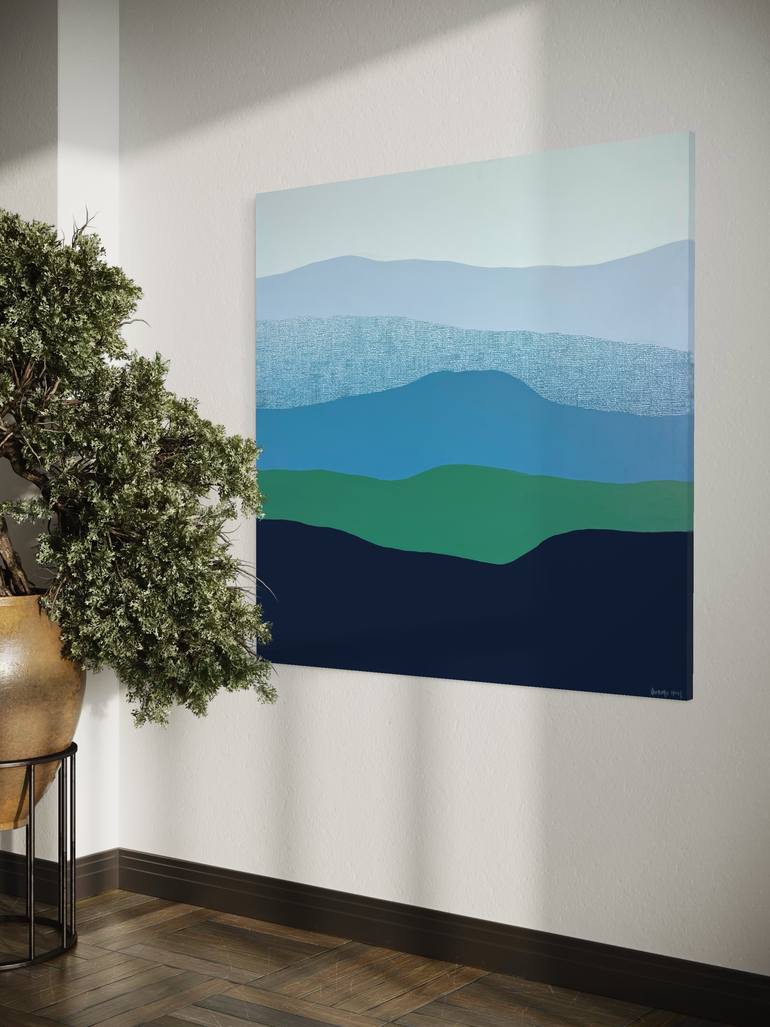 Original Abstract Expressionism Abstract Painting by George Hall