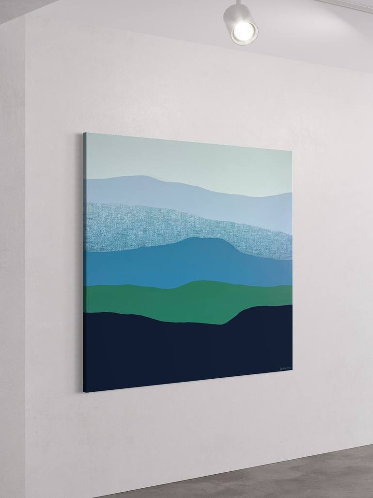 Original Abstract Expressionism Abstract Painting by George Hall