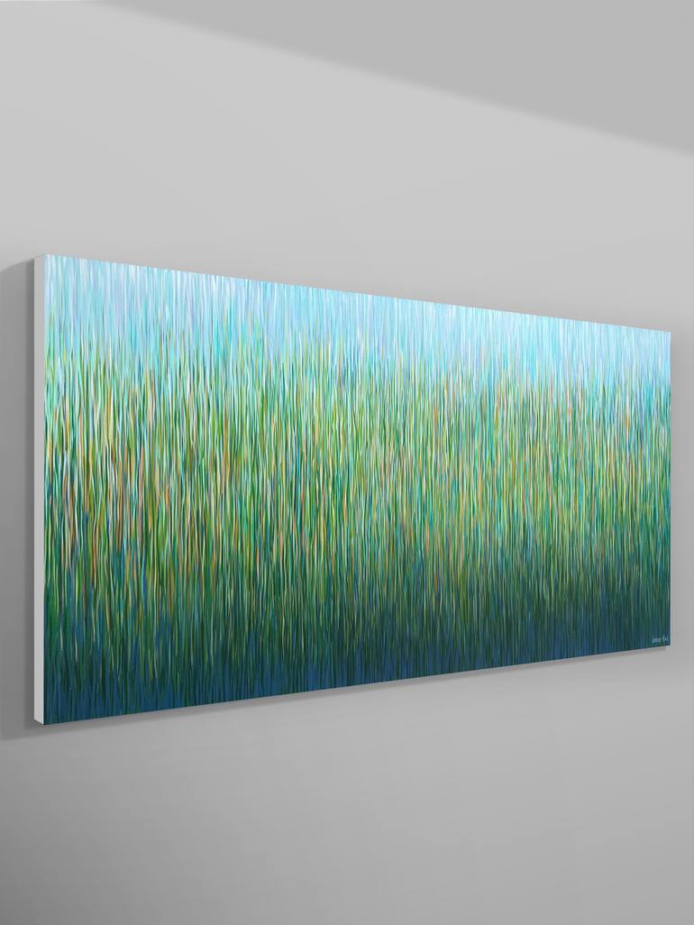 Original Abstract Painting by George Hall