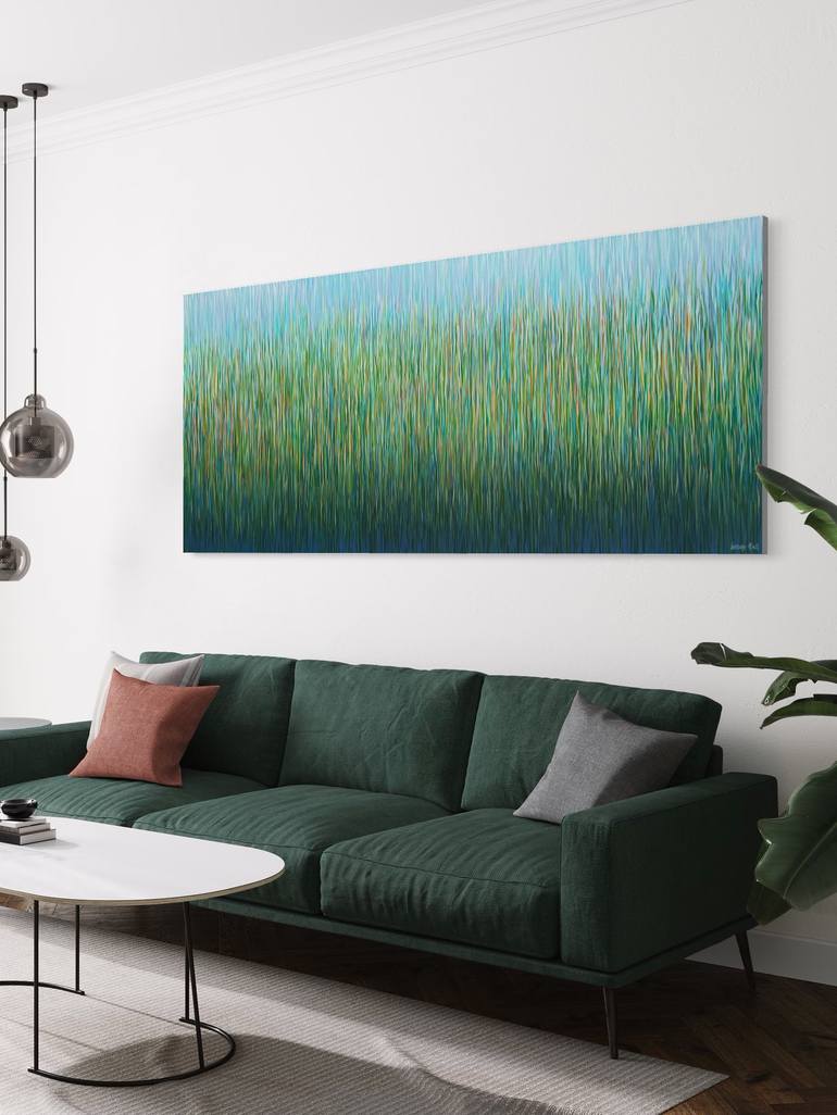 Original Abstract Painting by George Hall