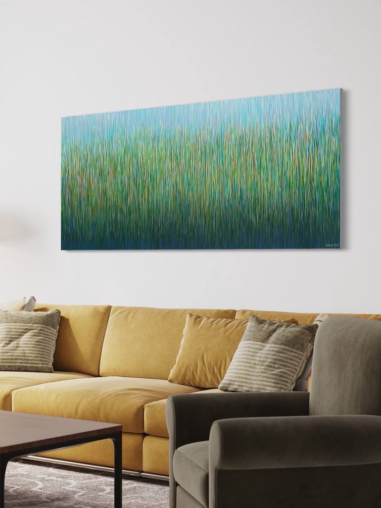 Original Abstract Painting by George Hall