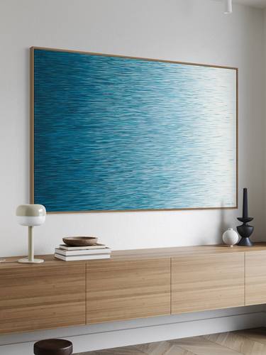 Original Abstract Painting by George Hall