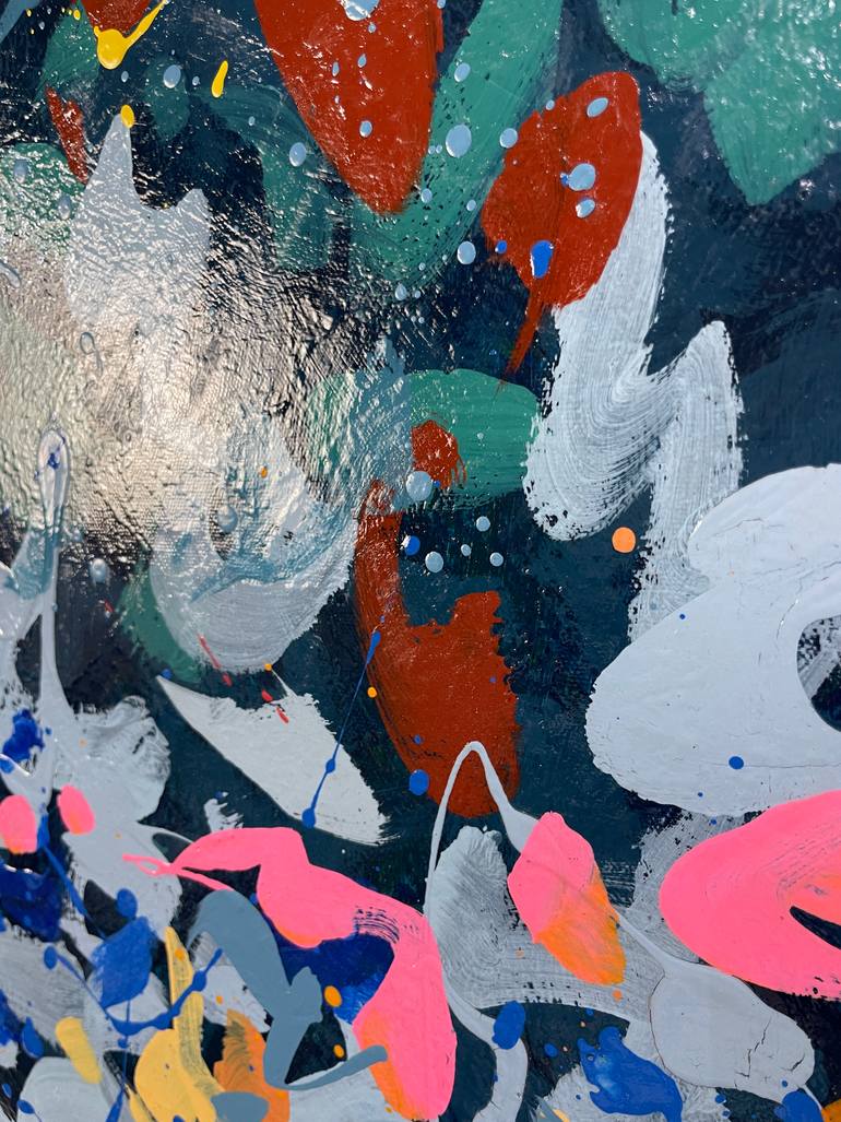 Original Abstract Painting by George Hall