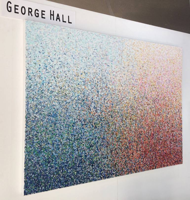 Original Abstract Painting by George Hall