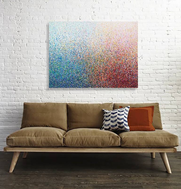 Original Abstract Painting by George Hall