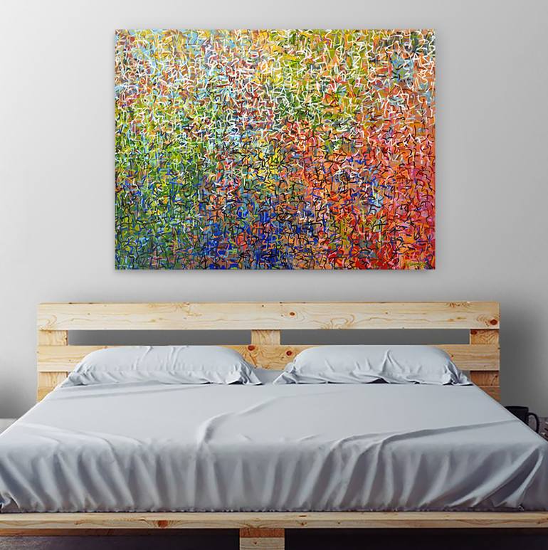 Original Impressionism Abstract Painting by George Hall