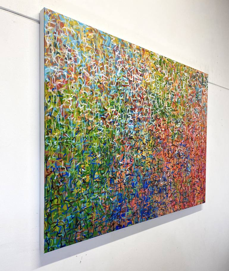 Original Abstract Painting by George Hall