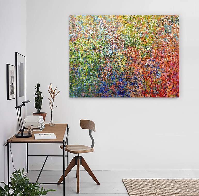 Original Impressionism Abstract Painting by George Hall