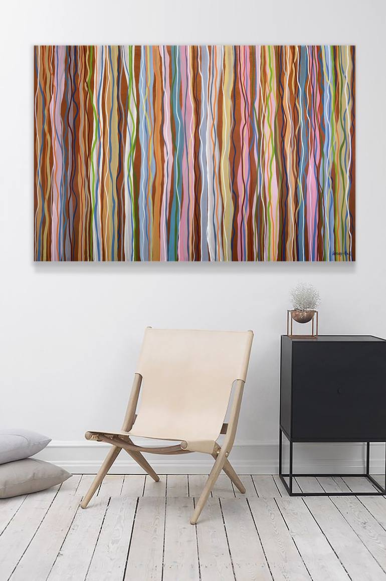 Original Abstract Painting by George Hall