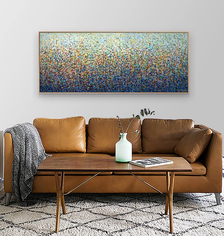 Original Impressionism Abstract Painting by George Hall