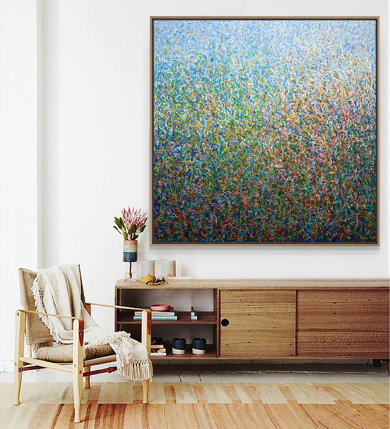 Original Abstract Painting by George Hall