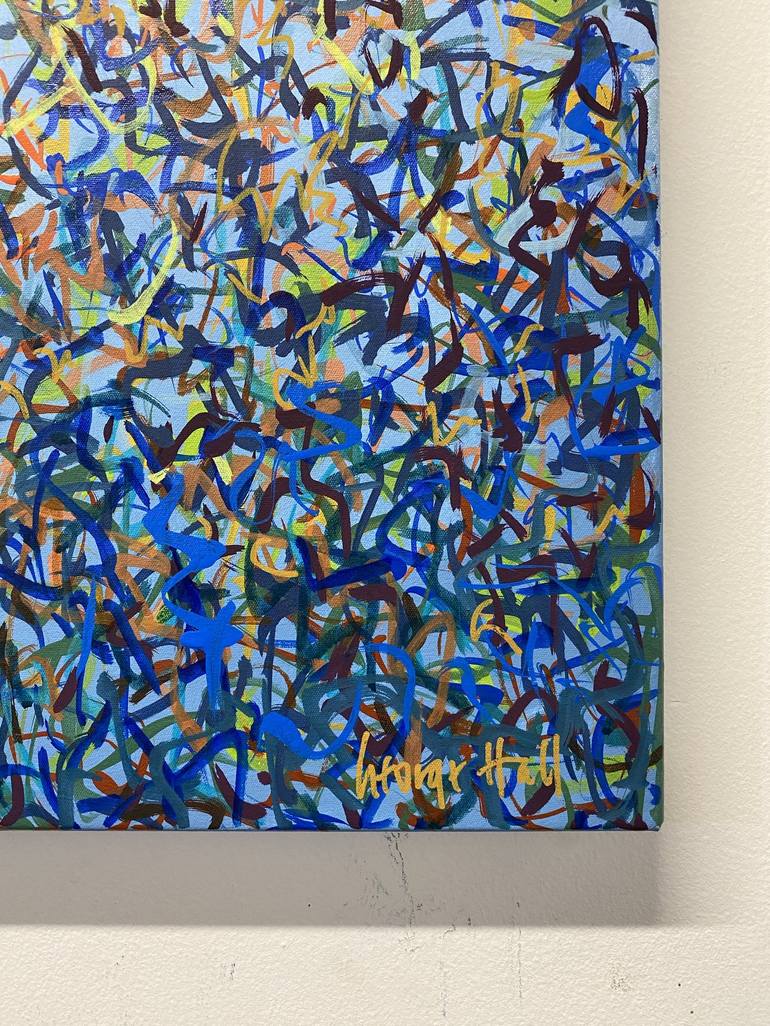 Original Abstract Painting by George Hall