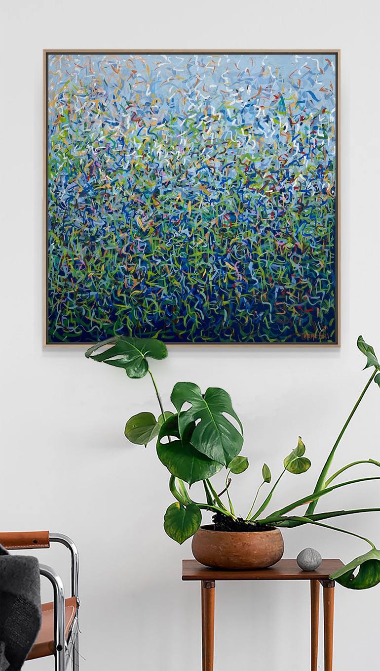 Original Abstract Painting by George Hall