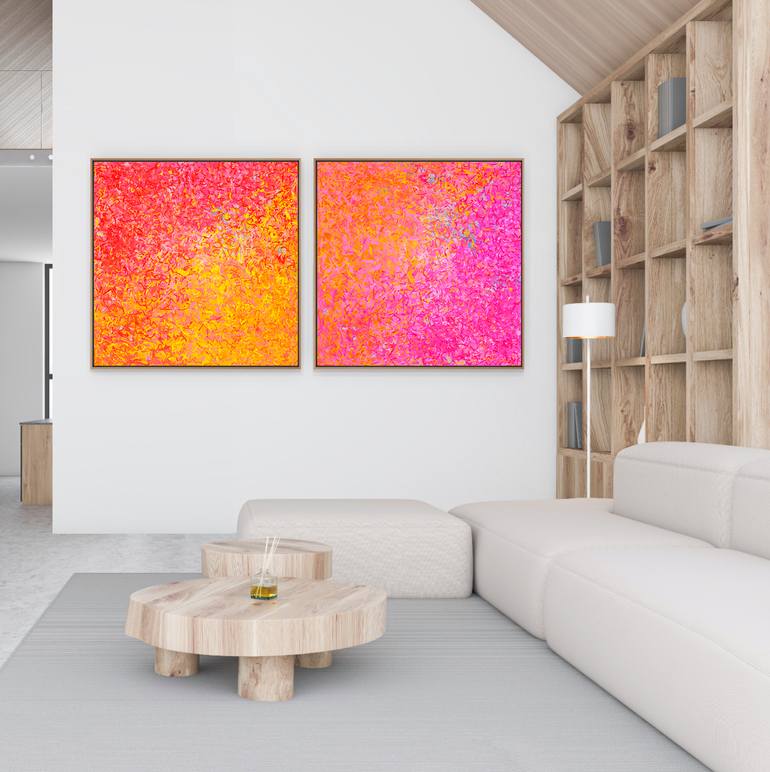 Original Expressionism Abstract Mixed Media by George Hall