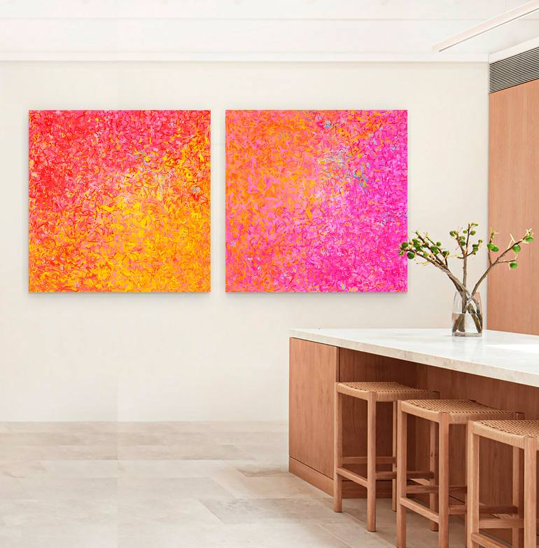 Original Expressionism Abstract Mixed Media by George Hall