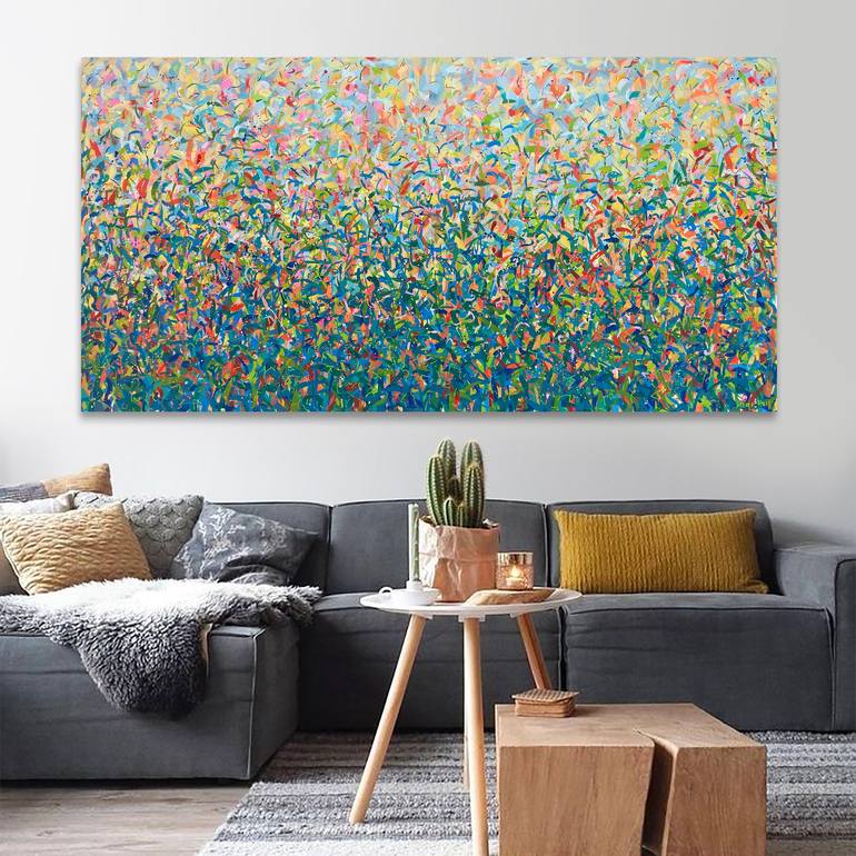 Original Abstract Painting by George Hall