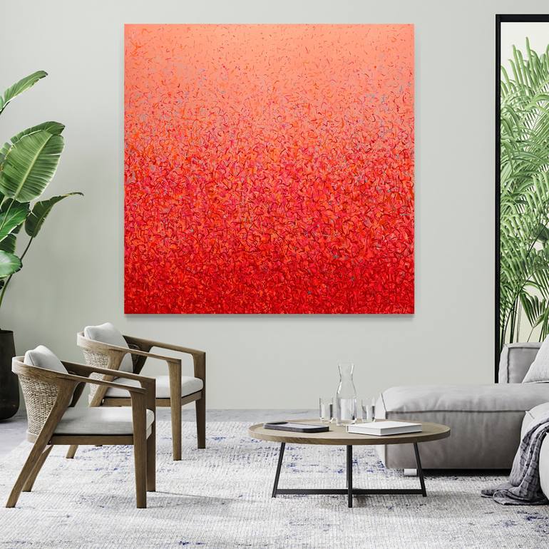 Original Abstract Painting by George Hall