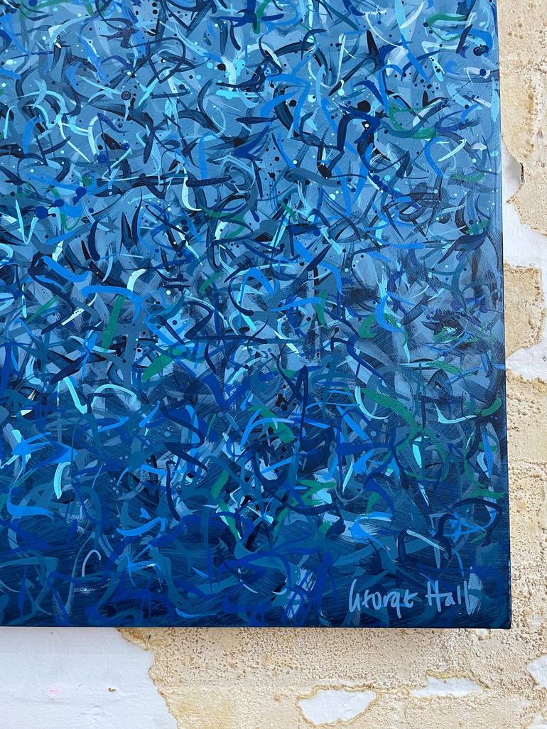 Original Impressionism Abstract Painting by George Hall