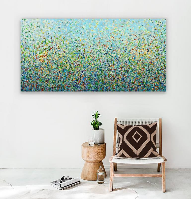 Original Abstract Painting by George Hall