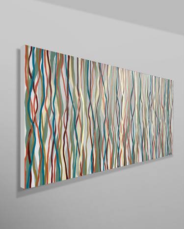 Yarrabee Shine - 152 x 76cm - acrylic on canvas thumb