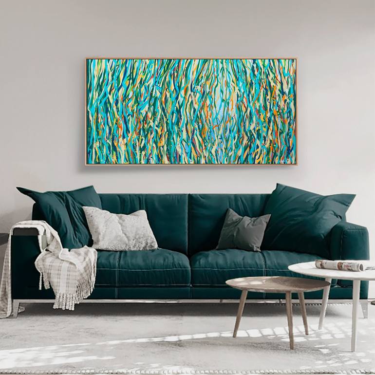 Original Abstract Painting by George Hall