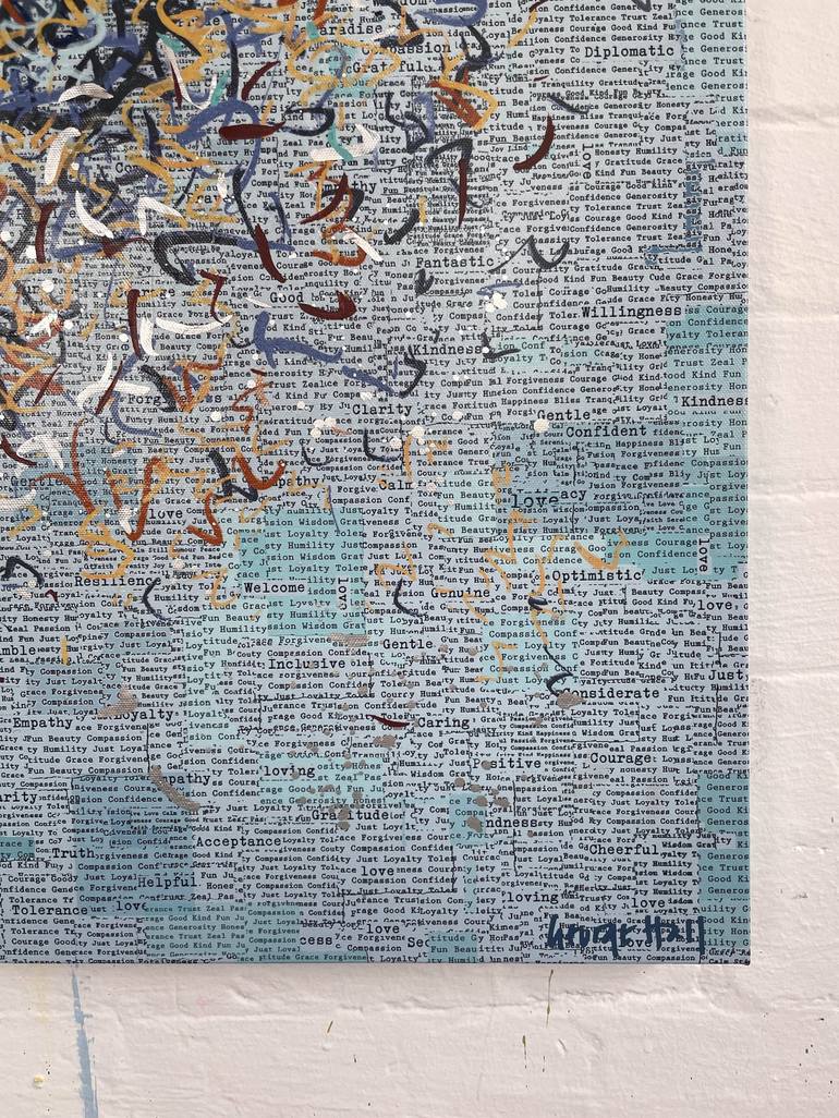 Original Abstract Mixed Media by George Hall