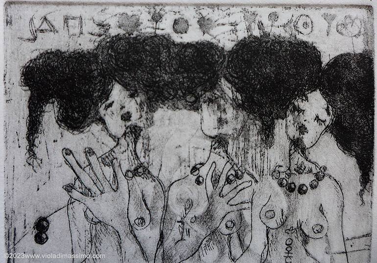 Original Women Drawing by viola di massimo