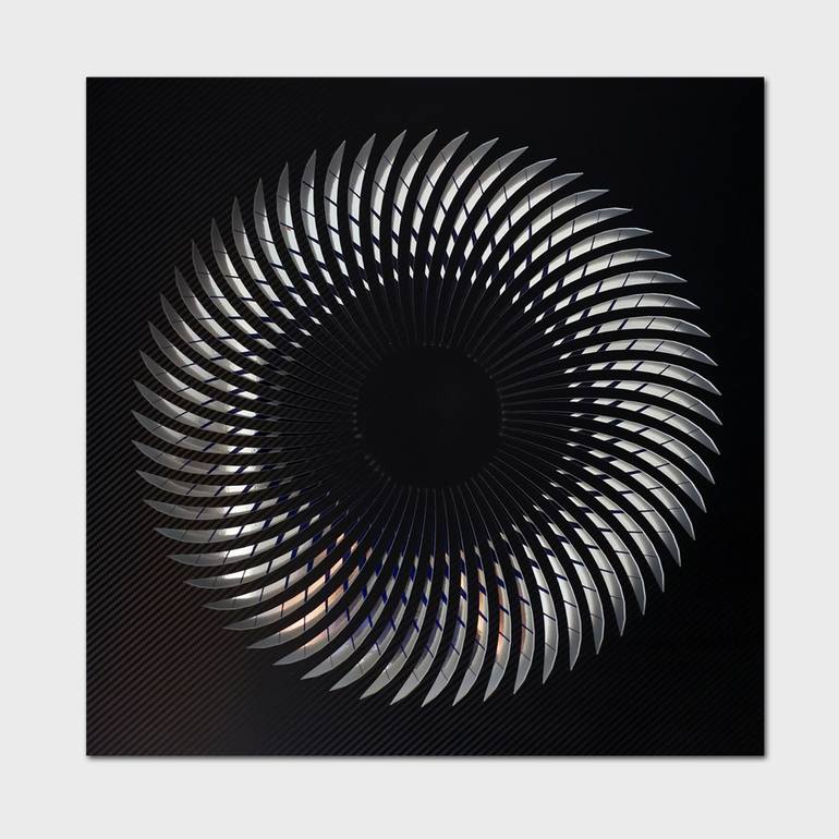 Original Fine Art Geometric Sculpture by Carlos Alberto Marcano