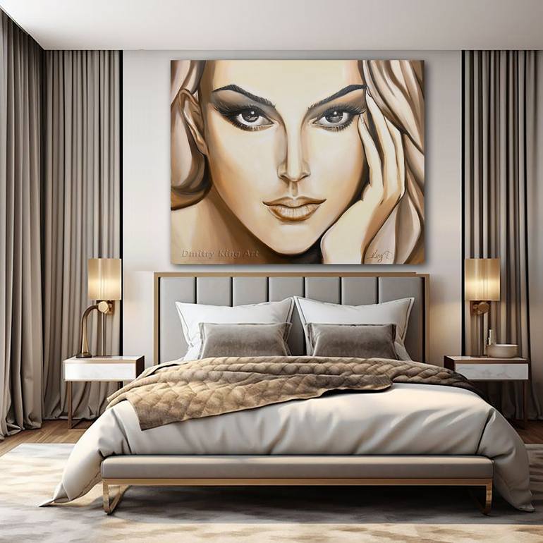 Original Conceptual People Painting by Dmitry King