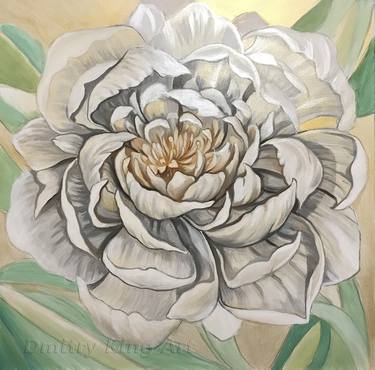 Original Art Deco Floral Paintings by Dmitry King