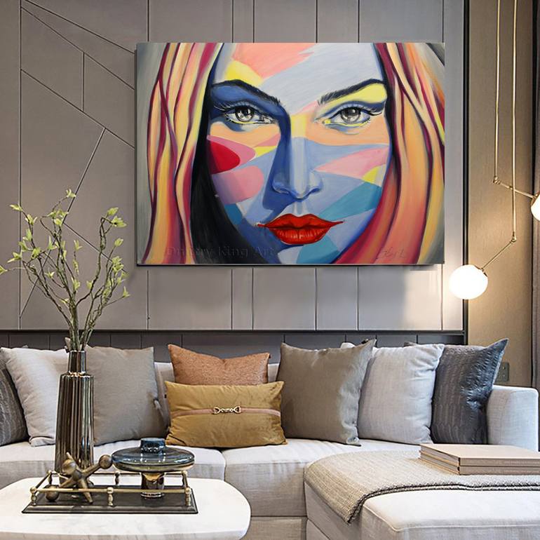 Original Contemporary Women Painting by Dmitry King