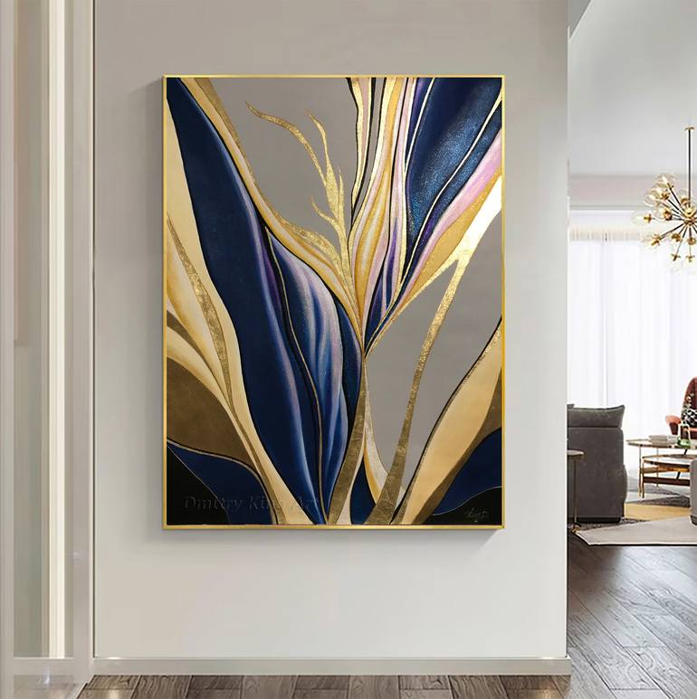 Original Art Deco Abstract Painting by Dmitry King
