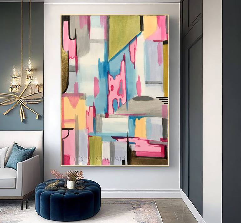 Original Contemporary Abstract Painting by Dmitry King