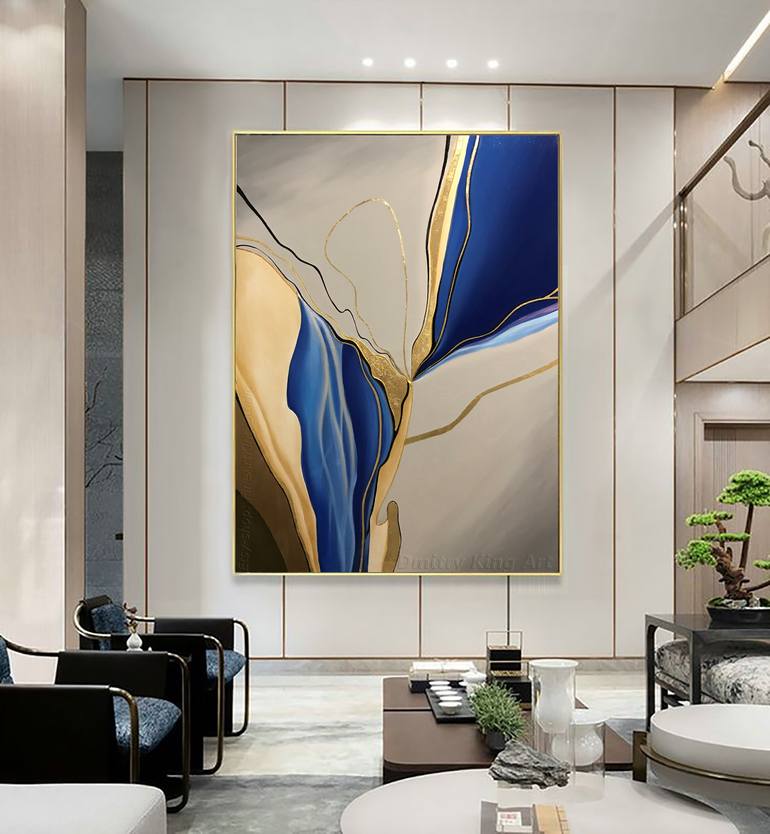 Original Art Deco Abstract Painting by Dmitry King