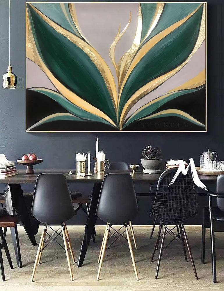 Original Art Deco Abstract Painting by Dmitry King