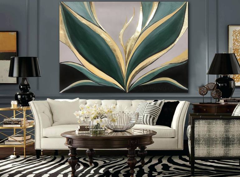 Original Art Deco Abstract Painting by Dmitry King