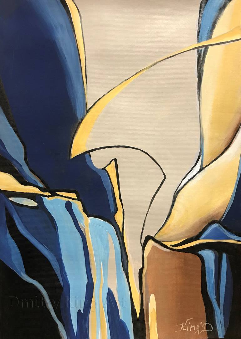 Original Abstract Expressionism Abstract Paintings by Dmitry King