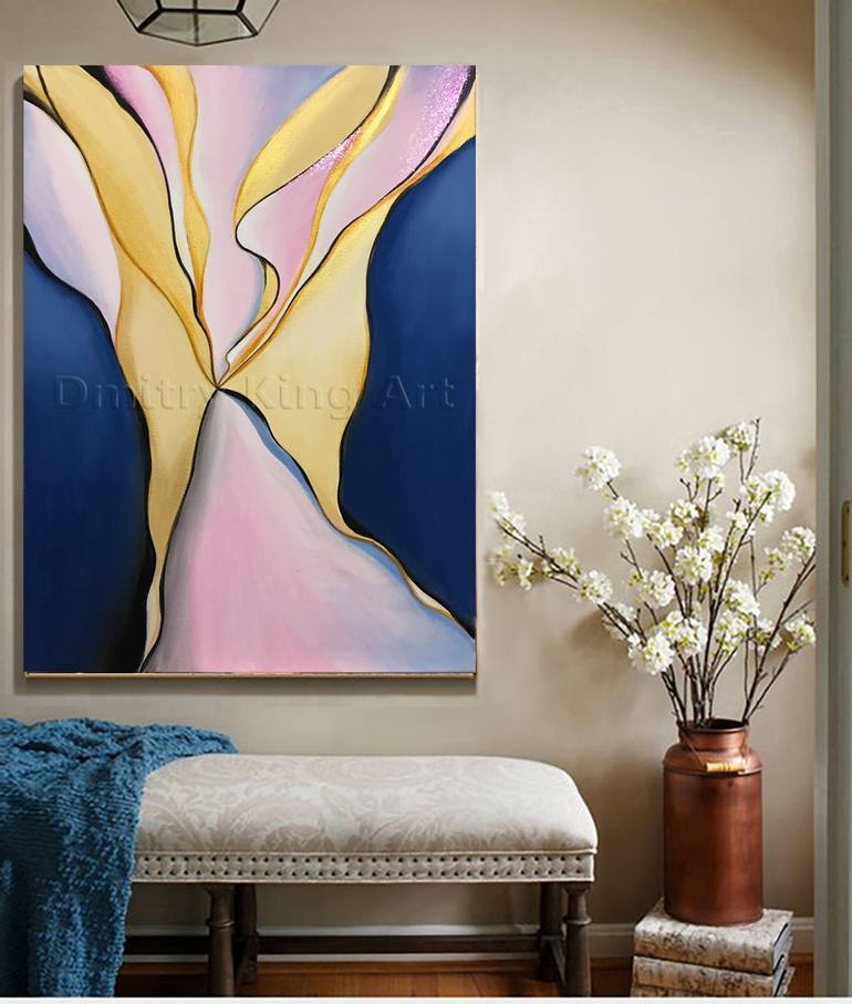 Original Art Deco Abstract Painting by Dmitry King