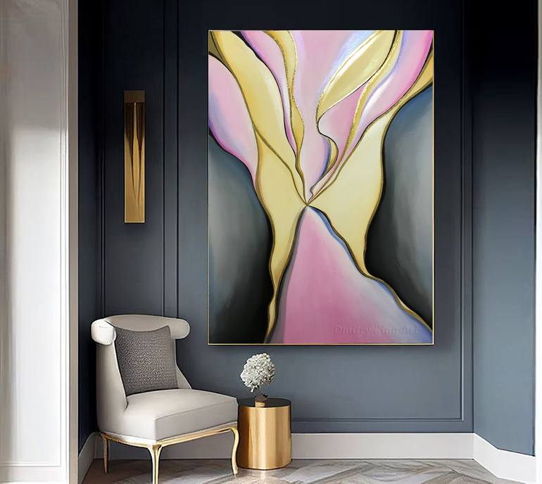 Original Art Deco Abstract Painting by Dmitry King