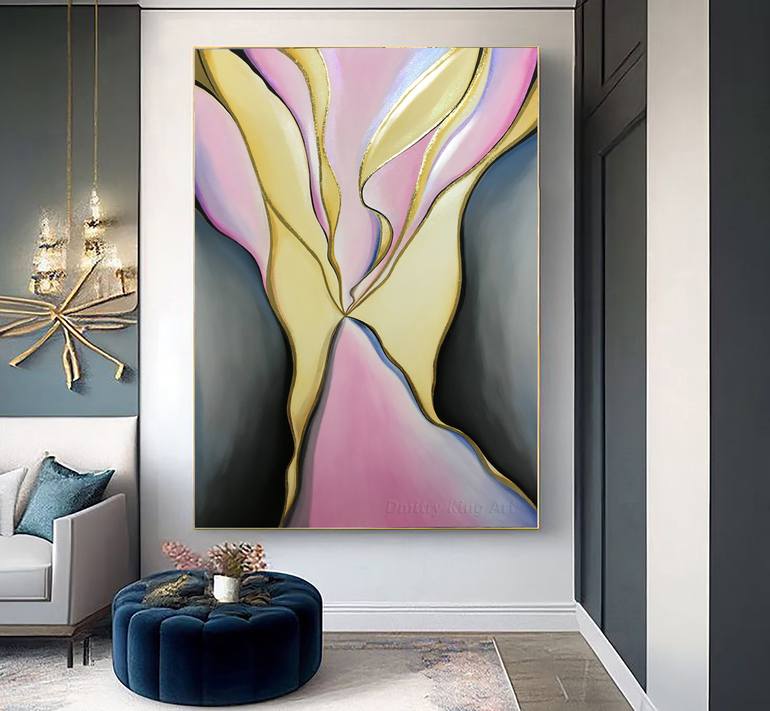 Original Art Deco Abstract Painting by Dmitry King