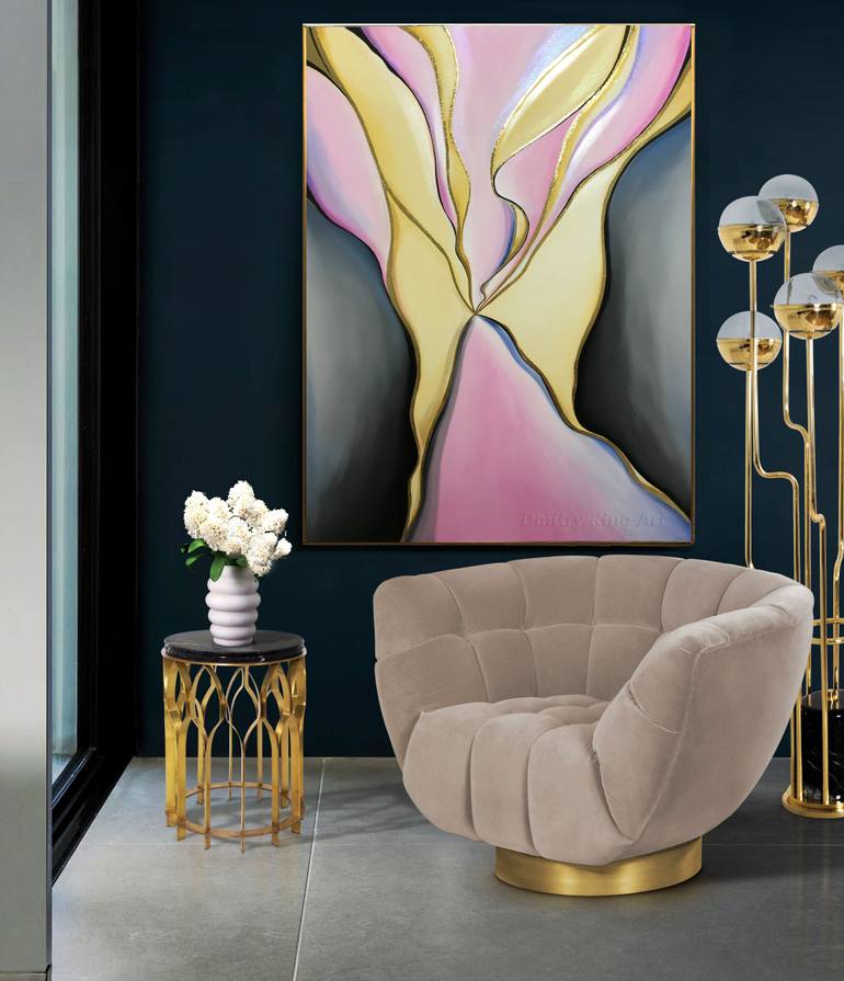 Original Art Deco Abstract Painting by Dmitry King